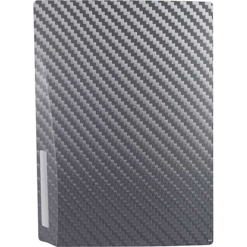 Silver Carbon Fiber Specialty Texture Material PS5 Console Skin