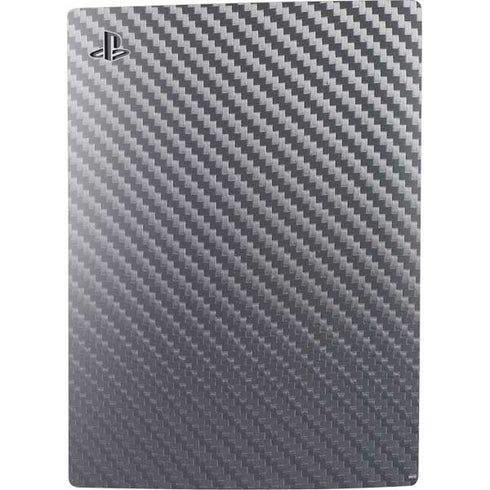 Silver Carbon Fiber Specialty Texture Material PS5 Digital Edition Bundle Skin