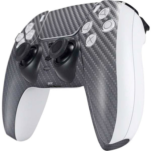 Silver Carbon Fiber Specialty Texture Material PS5 Controller Skin