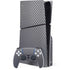 Silver Carbon Fiber Specialty Texture Material PS5 Slim Disk Bundle Skin