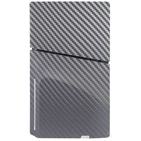 Silver Carbon Fiber Specialty Texture Material PS5 Slim Disk Bundle Skin