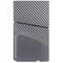 Silver Carbon Fiber Specialty Texture Material PS5 Slim Disk Bundle Skin