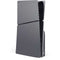 Silver Carbon Fiber Specialty Texture Material PS5 Slim Disk Console Skin