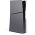 Silver Carbon Fiber Specialty Texture Material PS5 Slim Disk Console Skin