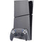 Silver Carbon Fiber Specialty Texture Material PS5 Slim Digital Edition Bundle Skin