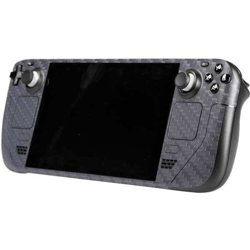 Silver Carbon Fiber Specialty Texture Material Steam Deck Handheld Gaming Computer Skin