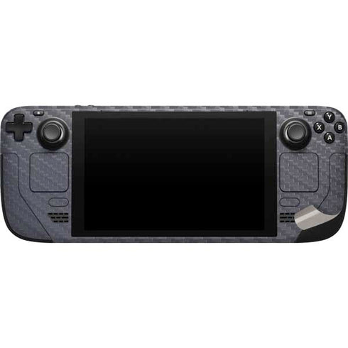 Silver Carbon Fiber Specialty Texture Material Steam Deck Handheld Gaming Computer Skin