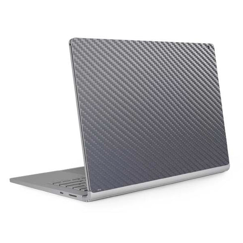 Silver Carbon Fiber Specialty Texture Material Surface Book 2 13.5in Skin