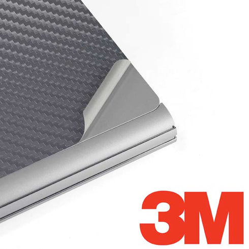 Silver Carbon Fiber Specialty Texture Material Surface Book 2 15in Skin