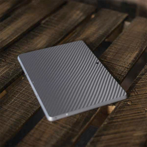 Silver Carbon Fiber Specialty Texture Material Surface Go Skin