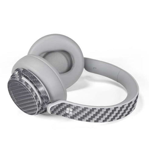 Silver Carbon Fiber Specialty Texture Material Surface Headphones Skin