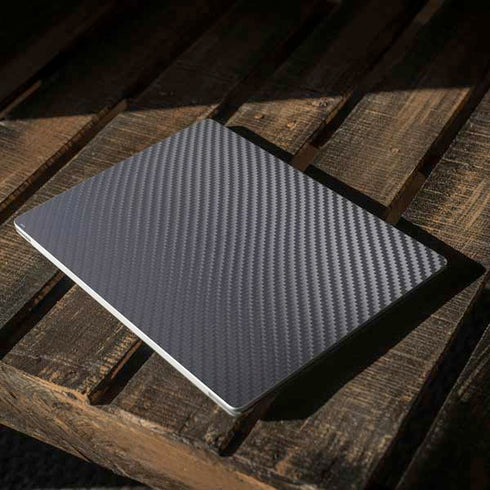 Silver Carbon Fiber Specialty Texture Material Surface Laptop 2 Skin