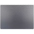 Silver Carbon Fiber Specialty Texture Material Surface Laptop 4 15in Skin