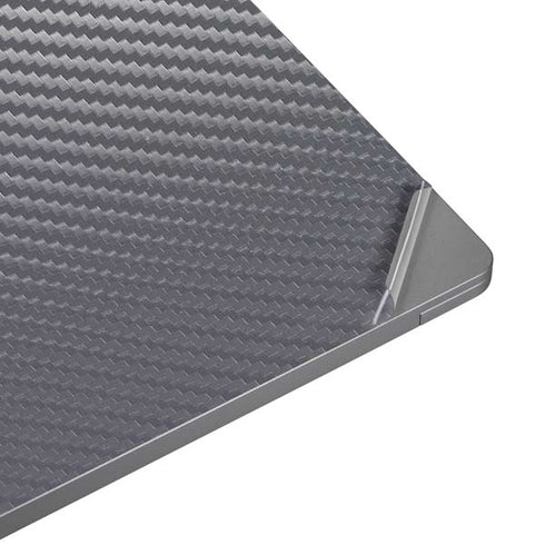 Silver Carbon Fiber Specialty Texture Material Surface Laptop 4 15in Skin
