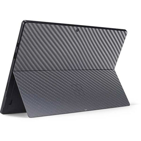 Silver Carbon Fiber Specialty Texture Material Surface Pro 7 Skin
