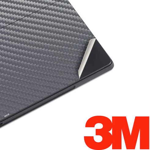 Silver Carbon Fiber Specialty Texture Material Surface Pro 7 Skin