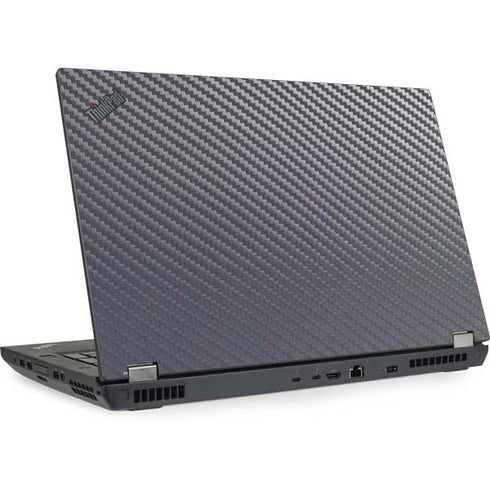 Silver Carbon Fiber Specialty Texture Material Lenovo ThinkPad Skin