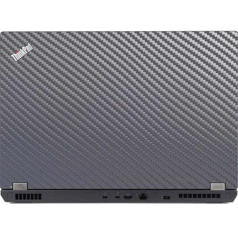 Silver Carbon Fiber Specialty Texture Material Lenovo ThinkPad Skin