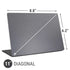 Silver Carbon Fiber Specialty Texture Material Universal Laptop 11in (8.8 x 6.2in) Skin