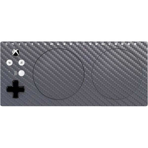 Silver Carbon Fiber Specialty Texture Material Xbox Adaptive Controller Skin