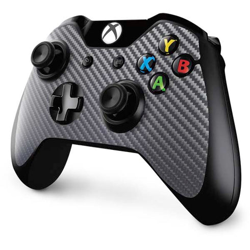 Silver Carbon Fiber Specialty Texture Material Xbox One Controller Skin