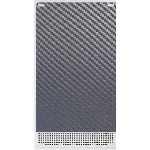 Silver Carbon Fiber Specialty Texture Material Xbox Series S Skins