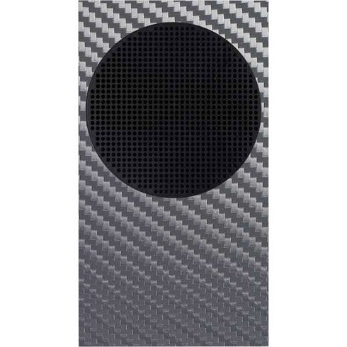 Silver Carbon Fiber Specialty Texture Material Xbox Series S Console Skin