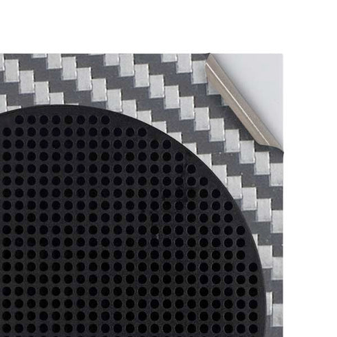 Silver Carbon Fiber Specialty Texture Material Xbox Series S Console Skin