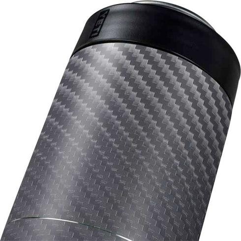Silver Carbon Fiber Specialty Texture Material Yeti Colster Can Insulator Skin
