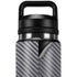 Silver Carbon Fiber Specialty Texture Material YETI Rambler 26oz Bottle Skin