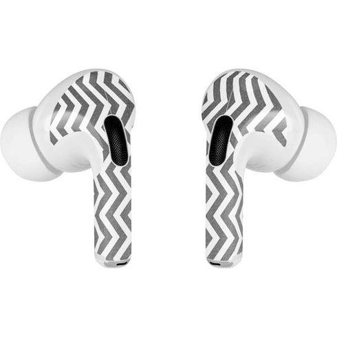 Silver Chevron AirPods Pro 2nd Gen Skin