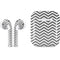Silver Chevron Apple AirPods 2 Skin