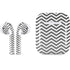 Silver Chevron Apple AirPods 2 Skin