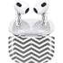 Silver Chevron Apple AirPods (3rd Gen 2021) Skin
