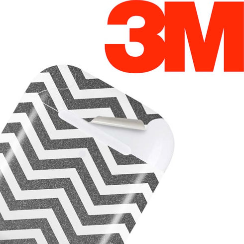 Silver Chevron Apple AirPods Skin