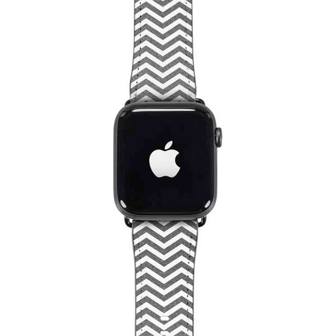 Silver Chevron Apple Watch Band 38-40mm