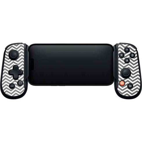 Silver Chevron Backbone One for iPhone Game Controller Skin