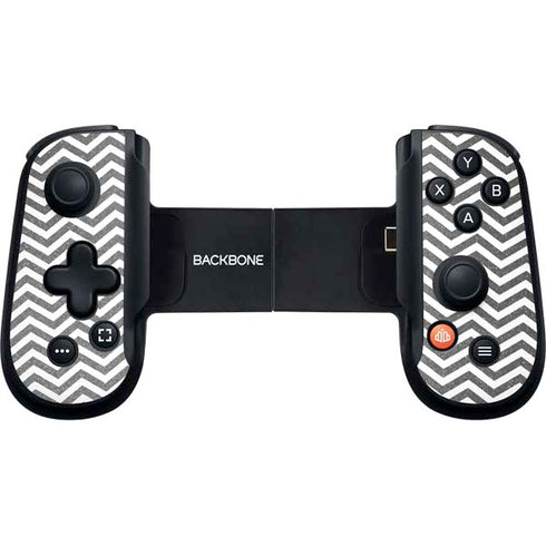 Silver Chevron Backbone One for iPhone Game Controller Skin