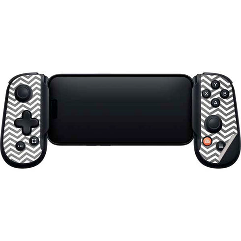 Silver Chevron Backbone One for iPhone Game Controller Skin