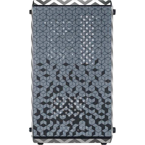 Silver Chevron Cooler Master MasterBox Q300L Mini Tower Skin