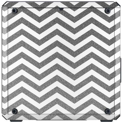 Silver Chevron Cooler Master MasterBox Q300L Mini Tower Skin
