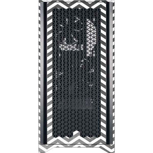 Silver Chevron Corsair 4000D Tempered Glass Mid-Tower ATX Case Skin