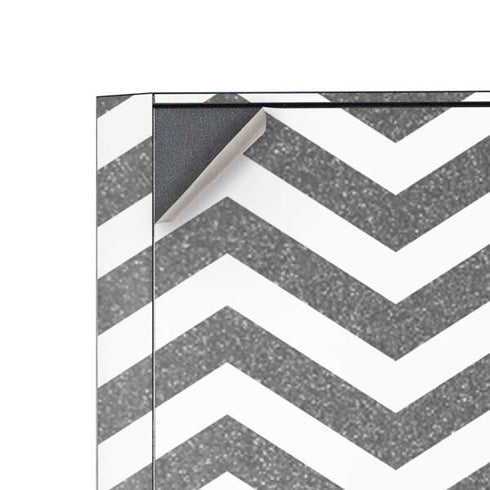 Silver Chevron Corsair 4000D Tempered Glass Mid-Tower ATX Case Skin