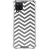 Silver Chevron Galaxy A12 Clear Case