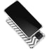 Silver Chevron Galaxy A12 Clear Case