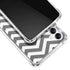 Silver Chevron Galaxy A14 5G Clear Case