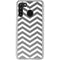 Silver Chevron Galaxy A21 Clear Case