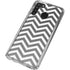 Silver Chevron Galaxy A21 Clear Case