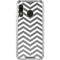 Silver Chevron Galaxy A30 Clear Case