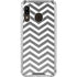 Silver Chevron Galaxy A30 Clear Case
